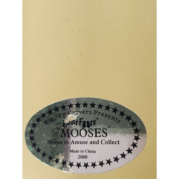 VTG Big Sky Carvers Bear Foot Moose Thermometer Celsius Fahrenheit Wall Hanging - Picture 6 of 8